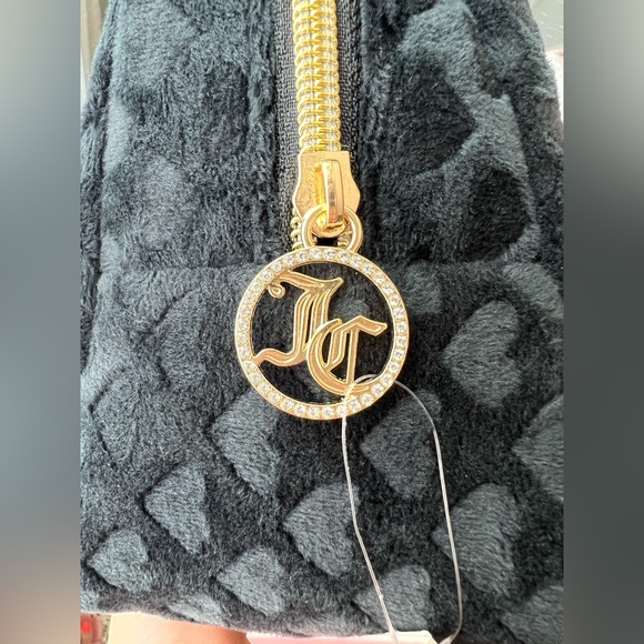 Juicy Couture- Heart Shaped Print Travel Cosmetic Bag - Picture 6 of 9